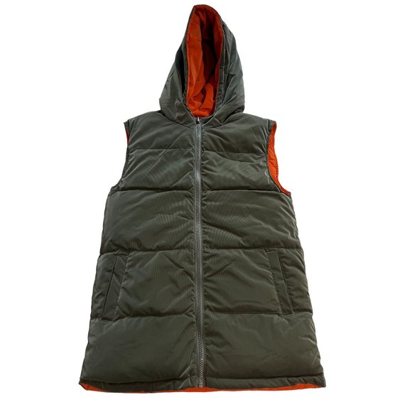 Appaman Reversible Vest in Harvest Green/Orange